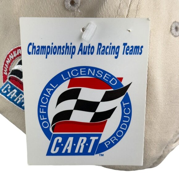 Championship Auto Racing Teams Cotton Beige Cap With Adjustable Strap - Picture 9 of 9